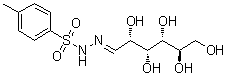 D-葡萄糖[(4-甲基苯基)磺酰基]腙分子结构 (CAS 5328-51-8)
