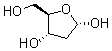 structure of CAS# 533-67-5, 2-Deoxy-D-ribose;2-Deoxy-D-arabinose; 2-Deoxy-D-erythropentose; Thyminose