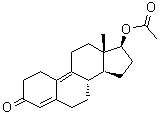 17beta-Acetoxyestra-4,9-dien-3-one molecular structure (CAS 53303-85-8)