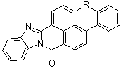7H-苯并咪唑并[2,1-a]苯并[3,4][2]苯并噻喃并[7,8,1-def]异喹啉-7-酮分子结构 (CAS 53304-32-8)