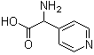 alpha-氨基-4-吡啶乙酸分子结构 (CAS 53339-65-4)
