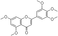 3',4',5',5,7-五甲氧基黄酮分子结构 (CAS 53350-26-8)