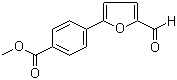 Methyl 4-(5-formyl-2-furyl)benzoate molecular structure (CAS 53355-29-6)