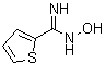 N-Hydroxythiophene-2-carboximidamide molecular structure (CAS 53370-51-7)