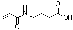 4-丙烯酰胺基丁酸分子结构 (CAS 53370-87-9)