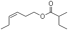 结构式 CAS# 53398-85-9, 顺式-3-己烯醇 2-甲基丁酸酯; 2-甲基丁酸叶醇酯