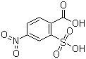 2-Carboxy-5-nitrobenzenesulfonic acid potassium salt molecular structure (CAS 5344-48-9)