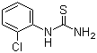 structure of CAS# 5344-82-1, 1-(2-Chlorophenyl)-2-thiourea;(2-Chlorophenyl)thiourea