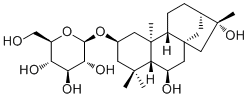 大叶凤尾蕨甙 C分子结构 (CAS 53452-34-9)