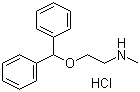 2-(二苯基甲氧基)-N-甲基乙胺盐酸盐分子结构 (CAS 53499-40-4)