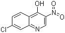 7-氯-3-硝基喹啉-4-醇分子结构 (CAS 5350-50-5)