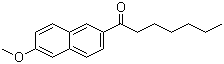 结构式 CAS# 53526-25-3, 6-甲氧基-2-萘庚酮