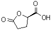 (2R)-四氢-5-氧代-2-呋喃羧酸分子结构 (CAS 53558-93-3)