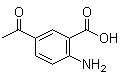 structure of CAS# 53589-27-8, 5-Acetylanthranilic acid;5-Acetyl-2-aminobenzoic acid