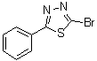2-溴-5-苯基-1,3,4-噻二唑分子结构 (CAS 53645-95-7)