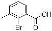 结构式 CAS# 53663-39-1, 2-溴-3-甲基苯甲酸; 3-甲基-2-溴苯甲酸