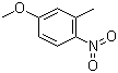 structure of CAS# 5367-32-8, 3-Methyl-4-nitroanisole;5-Methoxy-2-nitrotoluene
