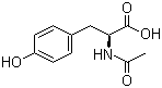 结构式 CAS# 537-55-3, N-乙酰-L-酪氨酸; 乙酰酪氨酸