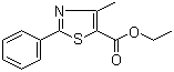 4-甲基-2-苯基-1,3-噻唑-5-甲酸乙酯分子结构 (CAS 53715-64-3)