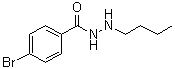 结构式 CAS# 537672-41-6, 4-溴苯甲酸 2-丁基酰肼