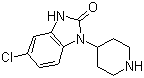 5-Chloro-1-(4-piperidyl)-2-benzimidazolinone molecular structure (CAS 53786-28-0)