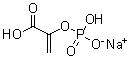 磷酸烯醇式丙酮酸单钠盐分子结构 (CAS 53823-68-0)
