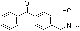 4-苯甲酰基苄胺盐酸盐分子结构 (CAS 53868-45-4)
