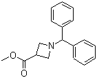 结构式 CAS# 53871-06-0, 1-(二苯基甲基)氮杂环丁烷-3-羧酸甲酯