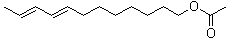 (8E,10E)-8,10-Dodecadien-1-ol acetate molecular structure (CAS 53880-51-6)
