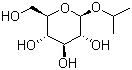 异丙基 beta-D-吡喃葡萄糖苷分子结构 (CAS 5391-17-3)