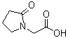 structure of CAS# 53934-76-2, 2-Oxo-1-pyrrolidineacetic acid;2-Oxo-1-pyrrolidineacetic acid; 2-Pyrrolidinon-1-ylacetic acid