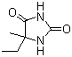 5-甲基-5-乙基海因分子结构 (CAS 5394-36-5)