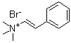 三甲基苯乙烯基溴化铵分子结构 (CAS 5395-28-8)
