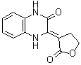 1,2,3,4-四氢-3-(四氢-2-氧代-3-呋喃亚基)-2-喹喔啉酮分子结构 (CAS 53959-45-8)