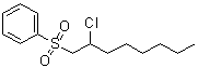 [(2-Chlorooctyl)sulfonyl]benzene molecular structure (CAS 5398-14-1)