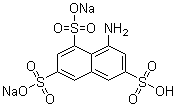 structure of CAS# 5398-34-5, Disodium 8-amino-1,3,6-naphthalenetrisulfonate