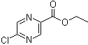5-氯-2-吡嗪羧酸乙酯分子结构 (CAS 54013-04-6)