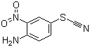 2-硝基-4-硫氰基苯胺分子结构 (CAS 54029-45-7)