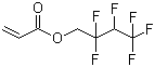丙烯酸六氟丁酯分子结构 (CAS 54052-90-3)