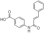4-Cinnamamidobenzoic acid molecular structure (CAS 54057-59-9)