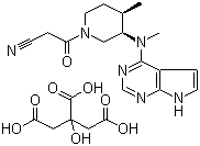 结构式 CAS# 540737-29-9, 枸橼酸托法替尼