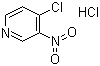 结构式 CAS# 54079-68-4, 4-氯-3-硝基吡啶盐酸盐