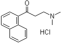 structure of CAS# 5409-58-5, 3-Dimethylamino-1-(naphthalen-1-yl)propan-1-one hydrochloride