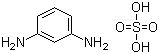 structure of CAS# 541-70-8, 1,3-Phenylenediamine sulfate;m-Phenylenediamine sulfate (1:1)