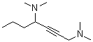 N1,N1,N4,N4-四甲基-2-庚炔-1,4-二胺分子结构 (CAS 5413-13-8)