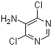 4,6-二氯-5-氨基嘧啶分子结构 (CAS 5413-85-4)