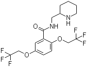 Flecainide molecular structure (CAS 54143-55-4)