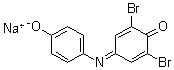 2,6-Dibromo-4-[(4-hydroxyphenyl)imino]-2,5-cyclohexadien-1-one sodium salt molecular structure (CAS 5415-23-6)