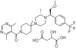 Vicriviroc malate molecular structure (CAS 541503-81-5)