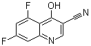 5,7-Difluoro-4-hydroxyquinoline-3-carbonitrile molecular structure (CAS 541505-11-7)